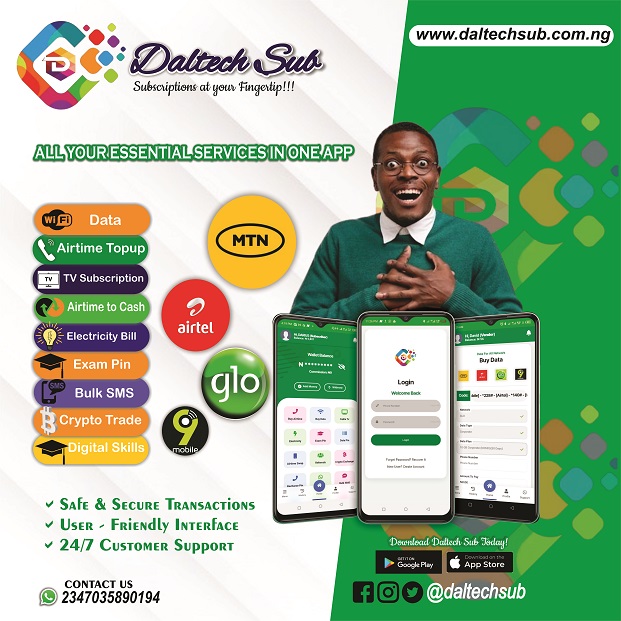 DaltechsubApi Dashboard